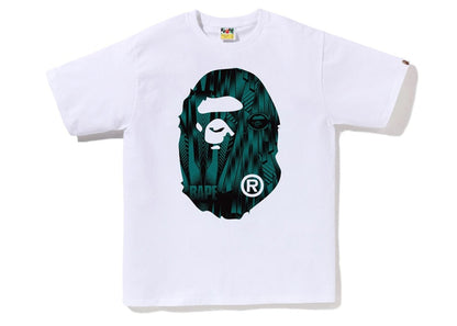 BAPE Speed Racer Big Ape Head Tee White Blue
