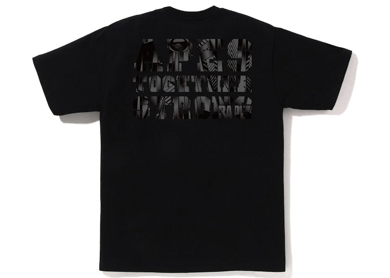 BAPE Speed Racer College ATS Tee Black Black