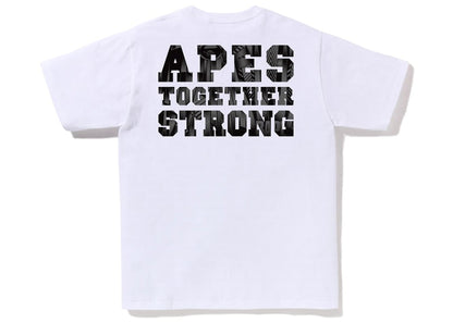BAPE Speed Racer College ATS Tee White Black