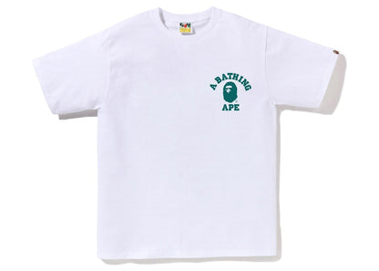 BAPE Speed Racer College ATS Tee White Blue