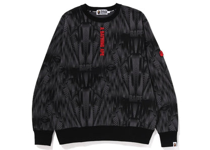BAPE Speed Racer Relaxed Fit Crewneck Black