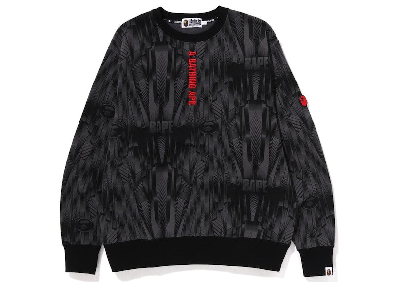 BAPE Speed Racer Relaxed Fit Crewneck Black