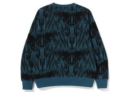 BAPE Speed Racer Relaxed Fit Crewneck Blue