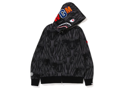 BAPE Speed Racer Shark Full Zip Hoodie Black