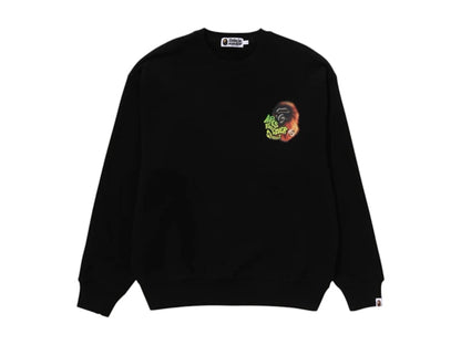 BAPE Sport Graphic Crewneck Black