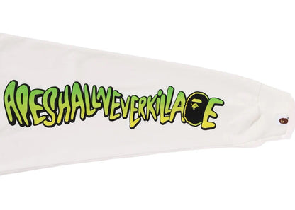 BAPE Sport Graphic L/S Tee White
