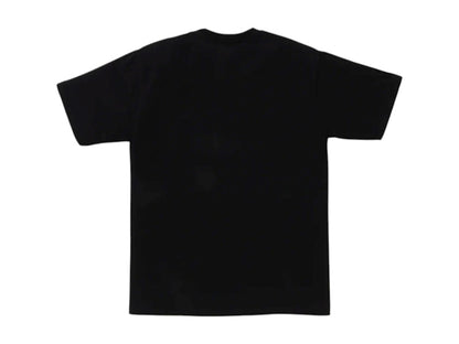 BAPE Spray Print College Relaxed Fit Tee Black