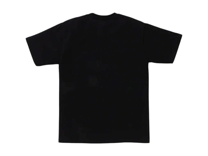 BAPE Spray Print College Relaxed Fit Tee Black