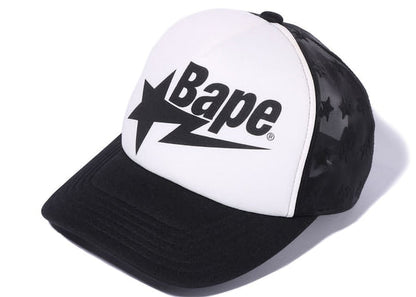BAPE Sta Allover Mesh Cap Black