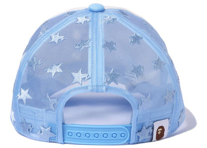 BAPE Sta Allover Mesh Cap Blue