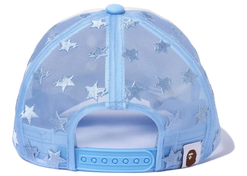 BAPE Sta Allover Mesh Cap Blue