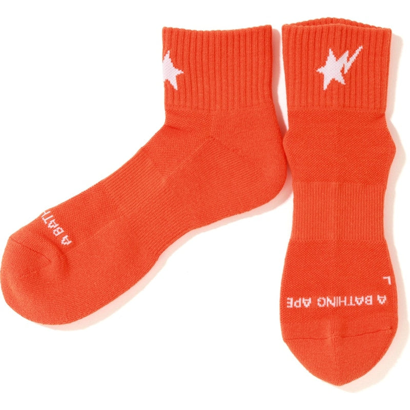 BAPE Sta Ankle Socks Orange