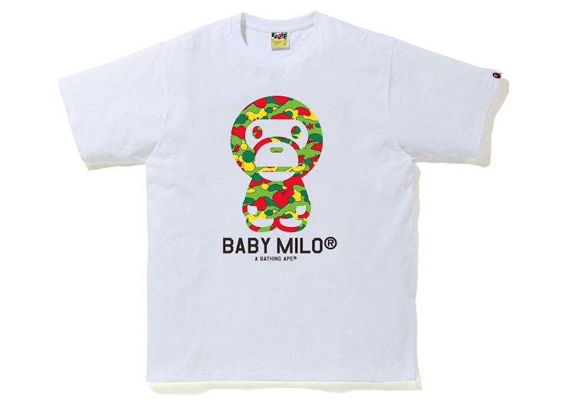 BAPE Sta Camo Baby Milo Tee White/Multi