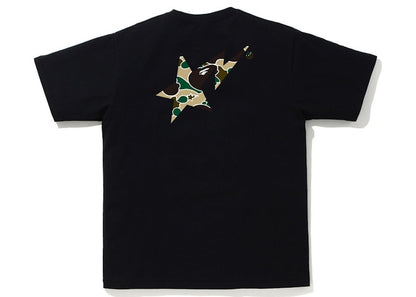BAPE Sta Camo Bape Sta Logo Tee Black/Yellow