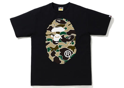 BAPE Sta Camo Big Ape Head Tee Black/Yellow