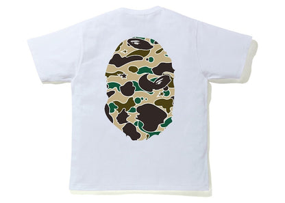 BAPE Sta Camo Big Ape Head Tee White/Yellow