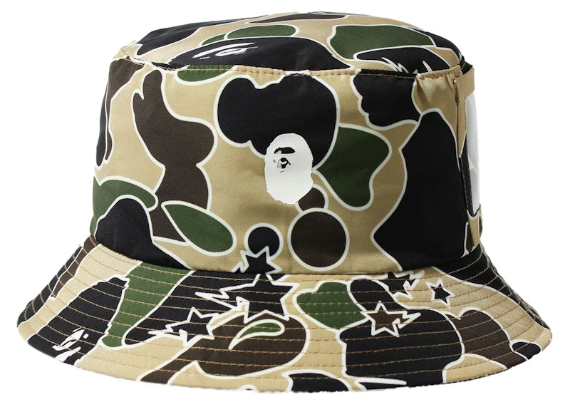 BAPE Sta Camo Pocket Hat Yellow