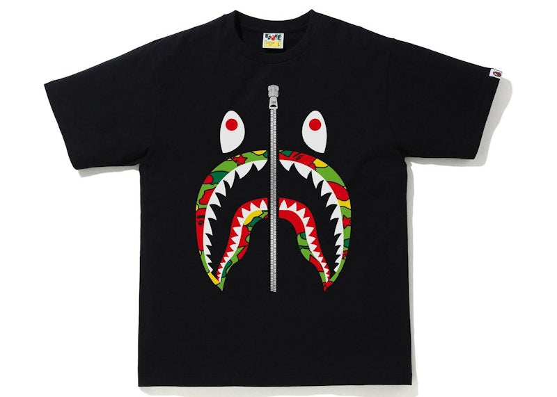 BAPE Sta Camo Shark Tee Black/Multi