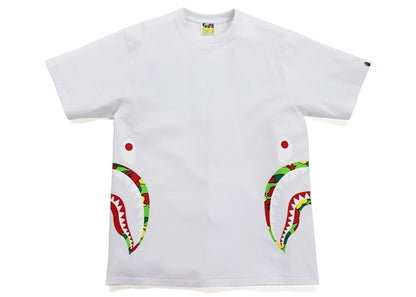 BAPE Sta Camo Side Shark Tee White/Multi