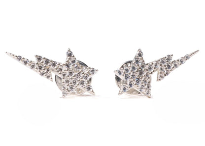 BAPE Sta Earrings Silver
