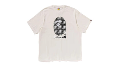 BAPE Sta Houndstooth By Bathing Ape Relaxed Fit Tee Ivory