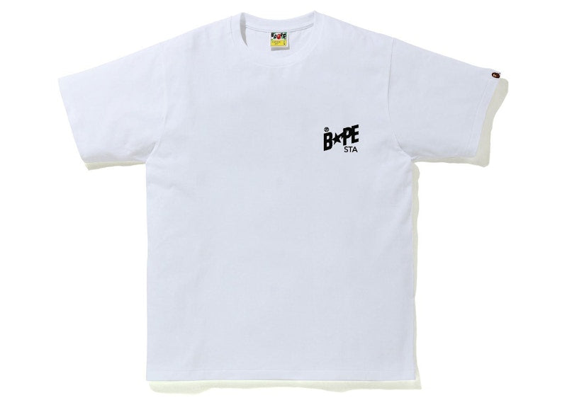 BAPE Sta Illustration Tee White