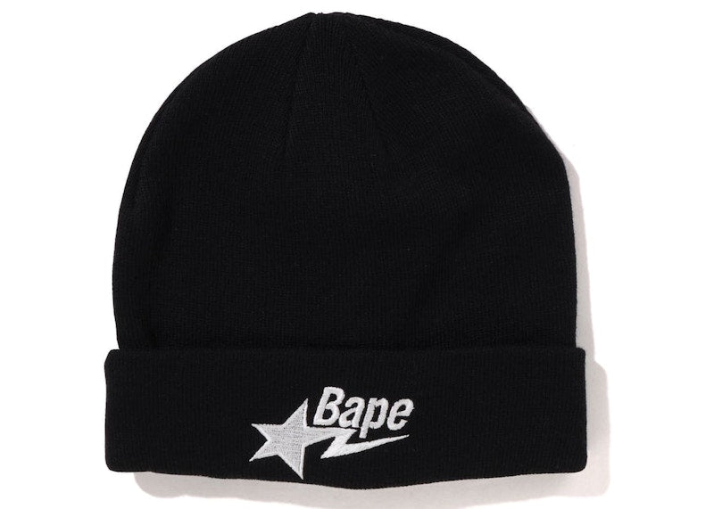 BAPE Sta Knit Cap Beanie Black