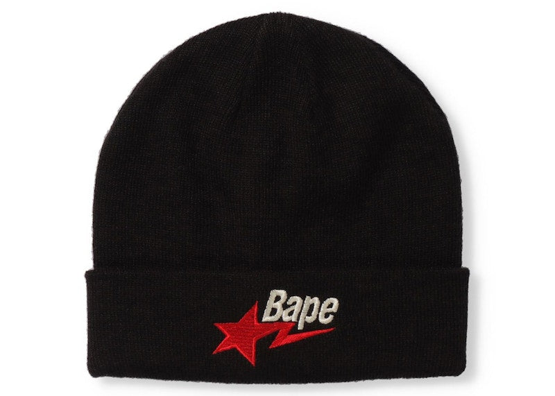 BAPE Sta Knit Cap Black