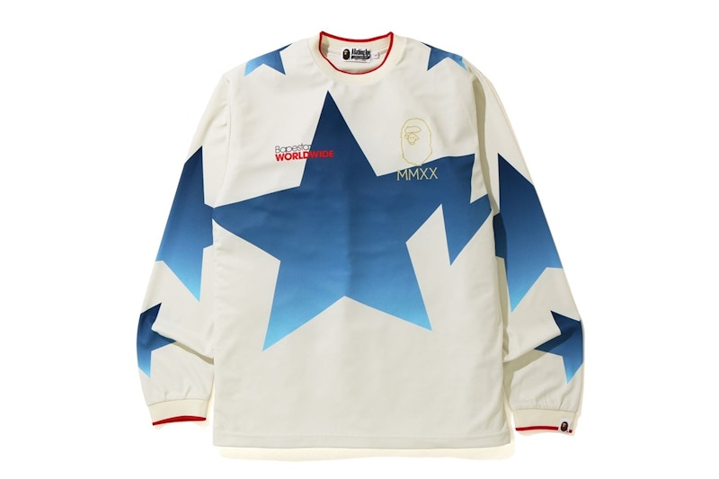 BAPE Sta L/S Tee White