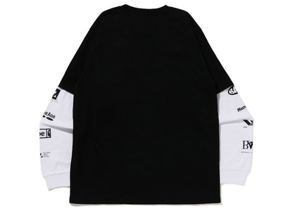 BAPE Sta Layerd L/S Tee Black