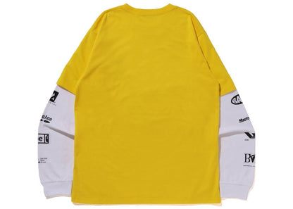 BAPE Sta Layerd L/S Tee Yellow