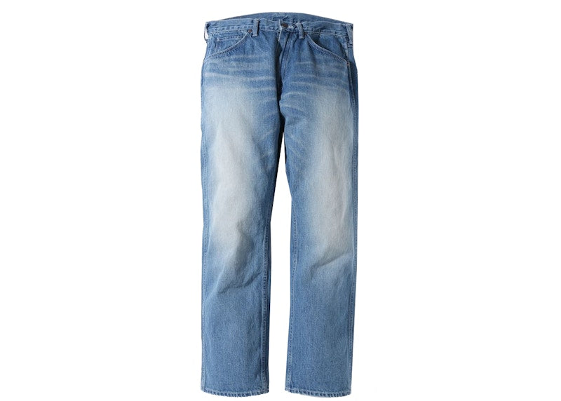BAPE Sta Loose Fit Denim Pants Light Indigo