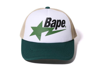 BAPE Sta Mesh Cap Green