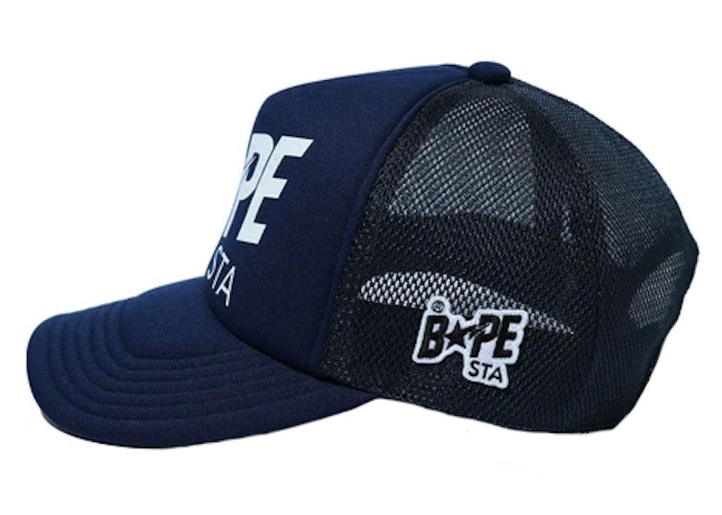 BAPE Sta Mesh Cap (SS21) Navy