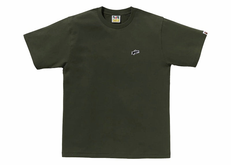 BAPE Sta One Point Tee Olivedrab