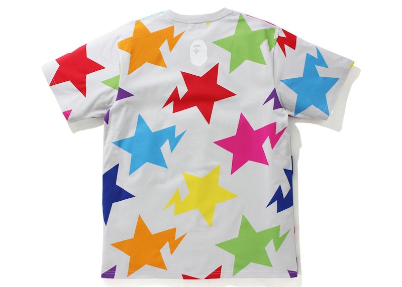 BAPE Sta Pattern Relaxed Fit Tee Multi