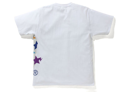 BAPE Sta Pattern Side Big Ape Head Tee White