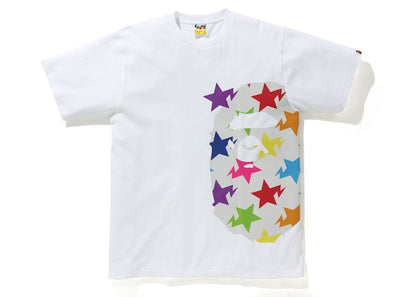 BAPE Sta Pattern Side Big Ape Head Tee White