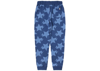 BAPE Sta Pattern Sweat Pants Indigo