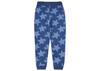 BAPE Sta Pattern Sweat Pants Indigo