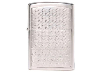 BAPE Sta Pattern Zippo Lighter Silver