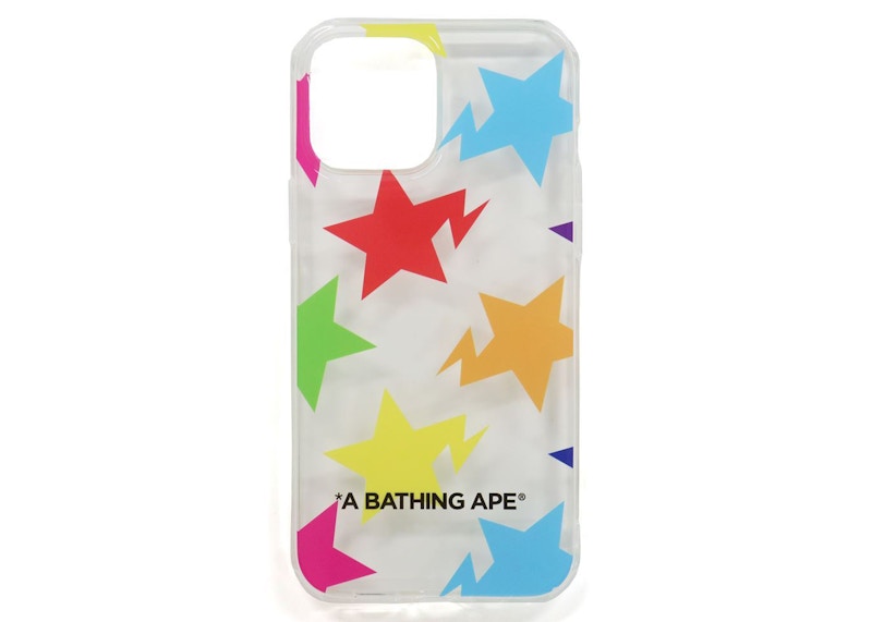 BAPE Sta Pattern iPhone 13 Pro Max Case Clear