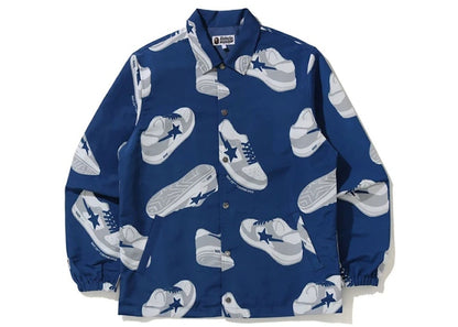 BAPE Sta Random Coach Jacket Navy