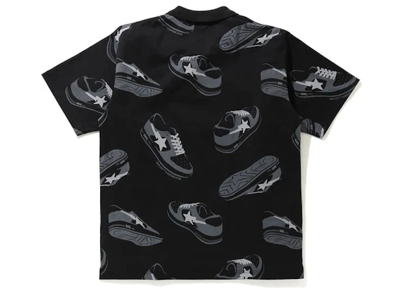 BAPE Sta Random Relaxed Polo Black