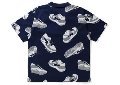 BAPE Sta Random Relaxed Polo Navy