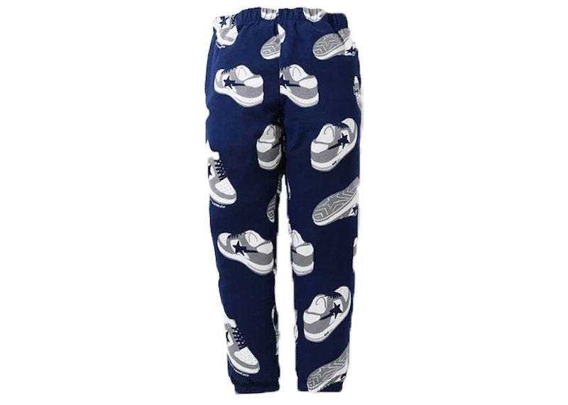 BAPE Sta Random Sweatpants Navy