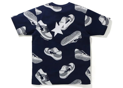 BAPE Sta Random Tee Navy
