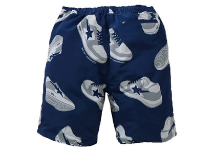 BAPE Sta Random Track Shorts Navy