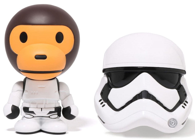 BAPE Star Wars x Baby Milo VCD First Order Stormtrooper Figure White