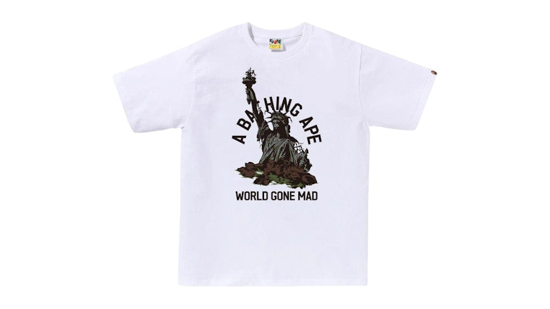BAPE Statue Of Liberty Tee White
